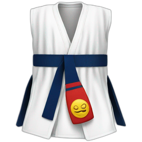 Taekwondo belt emoji