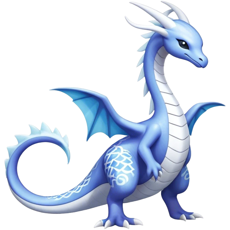 lugia-dragonair-suicune-hybrid, full body emoji