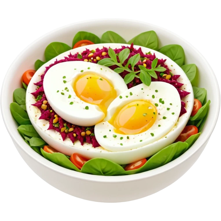 Egg, Labneh and Sumac Salad Bowls
 emoji
