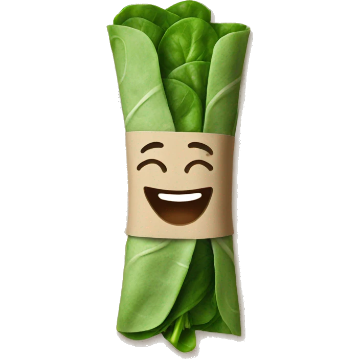 Spinach wrap  emoji