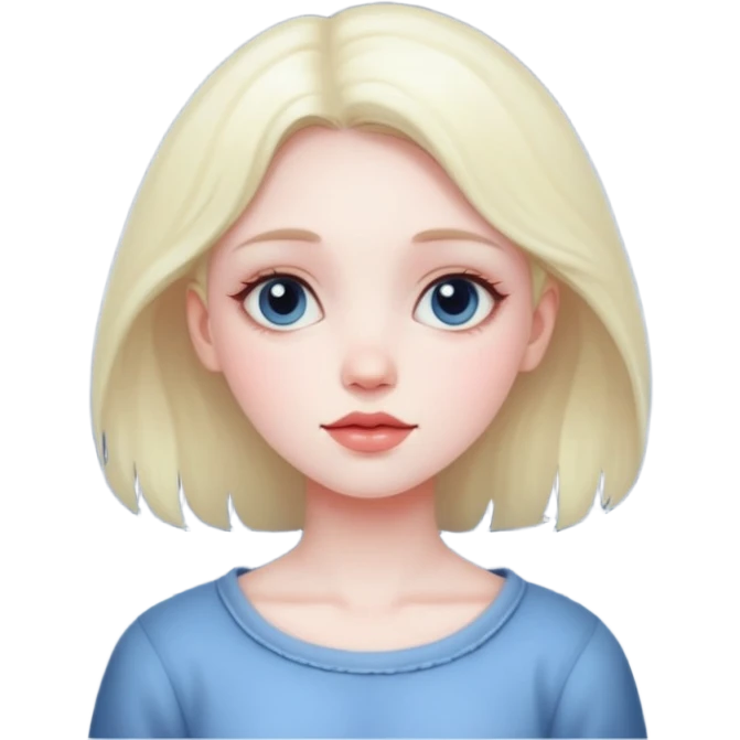 The girl in the moon  emoji