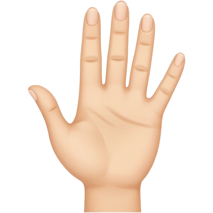 hand waving emoji