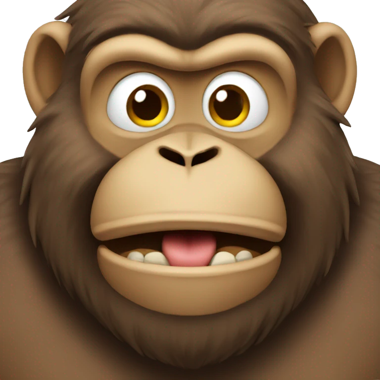 big fat monkey emoji