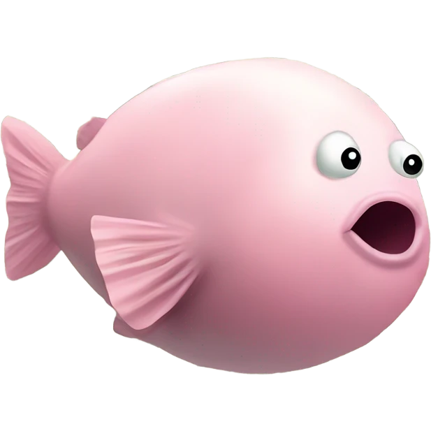 elon musk as a blob fish with mone emoji