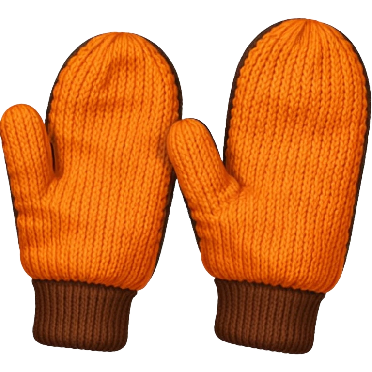 Cozy fall mittens  emoji