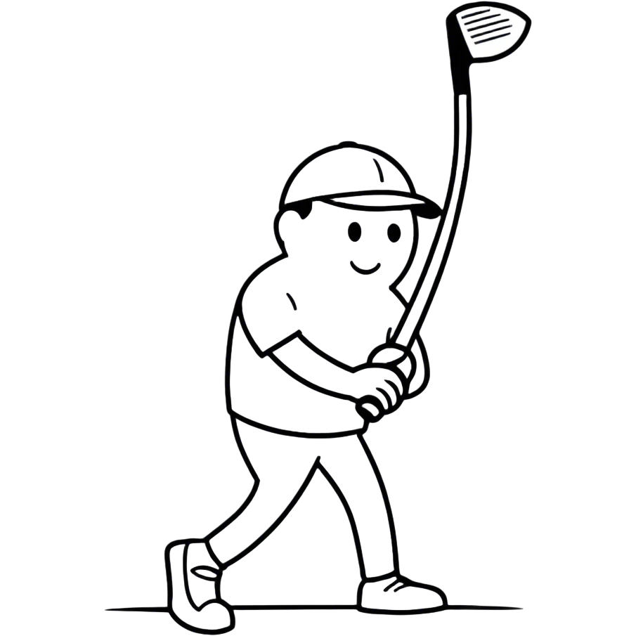 Me golfing  emoji