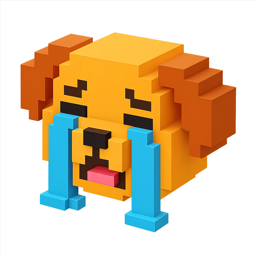 Dog Cry emoji