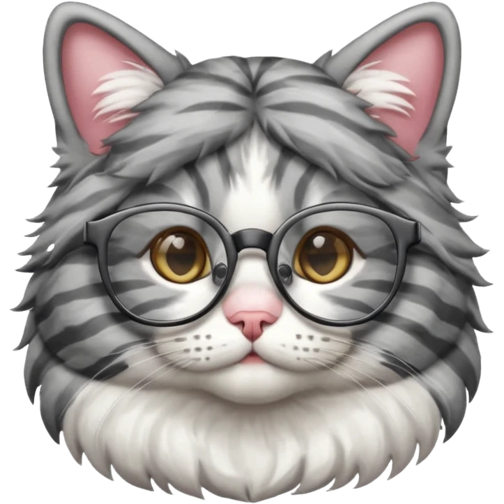 Gato óculos emoji