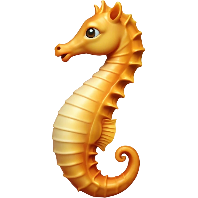 Cinematic Comical Sea Horse Portrait Emoji, Head tilted dramatically with an exaggeratedly amused expression, featuring a delicately curved body with a whimsically coiled tail and wide, comically expressive eyes full of playful disbelief, Simplified yet hilariously expressive features, highly detailed, glowing with a slightly sassy aquatic glow, high shine, dramatic yet playful, stylized with an air of quirky marine mischief, soft glowing outline, capturing the essence of a meme-worthy sea horse that looks ready to drift its way into viral fame! emoji