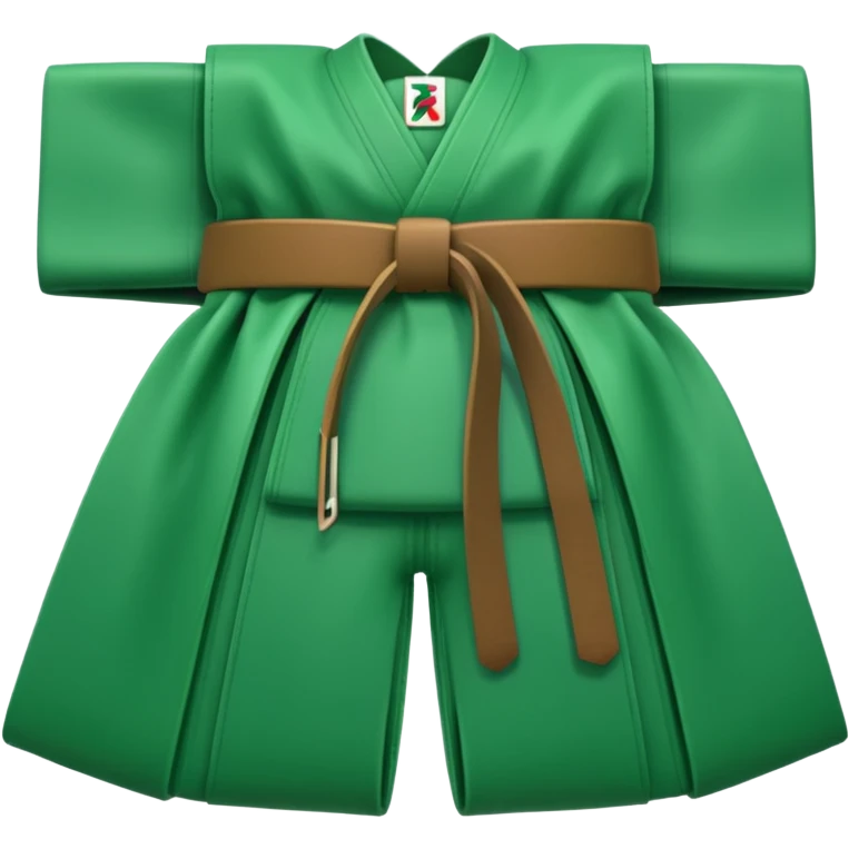 Green karate belt emoji