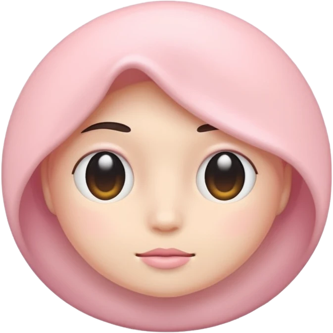  Couverture rose pastel emoji