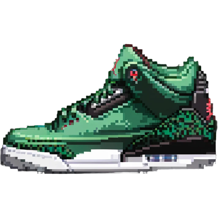 Air Jordan 3 Pine Green sneaker emoji