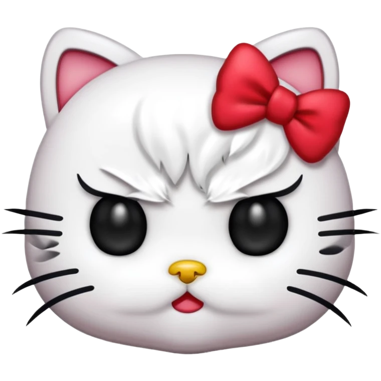 Angry hello kitty  emoji