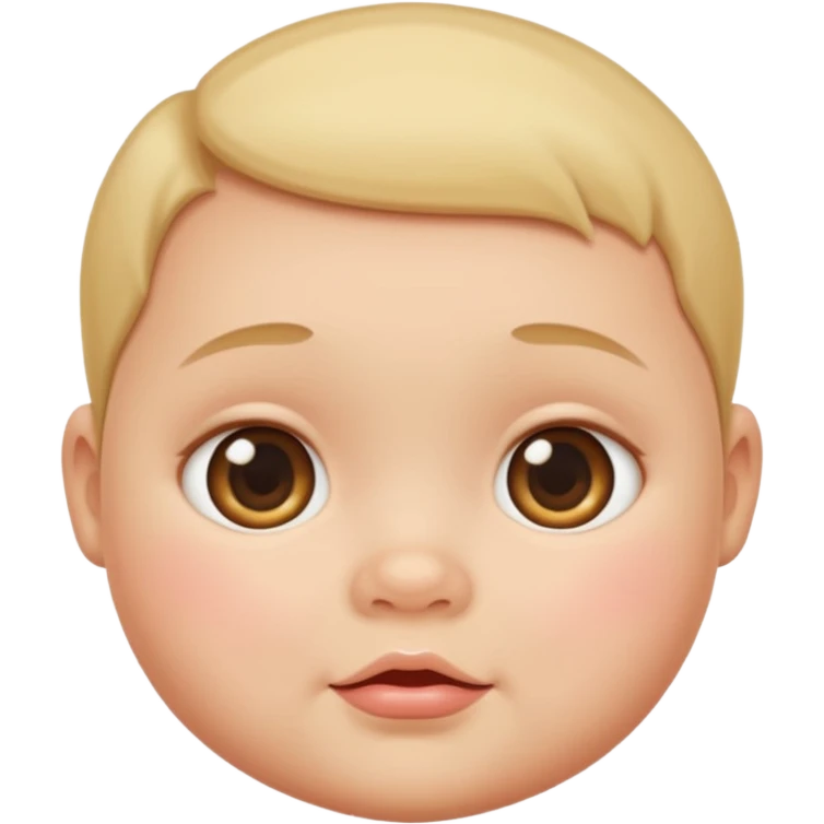 Baby face emoji