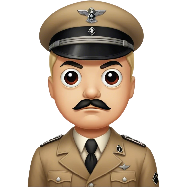 Pepe as hitler emoji