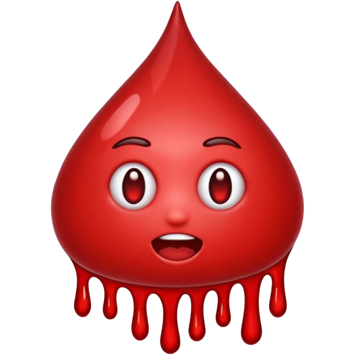 Emoji de sangre emoji