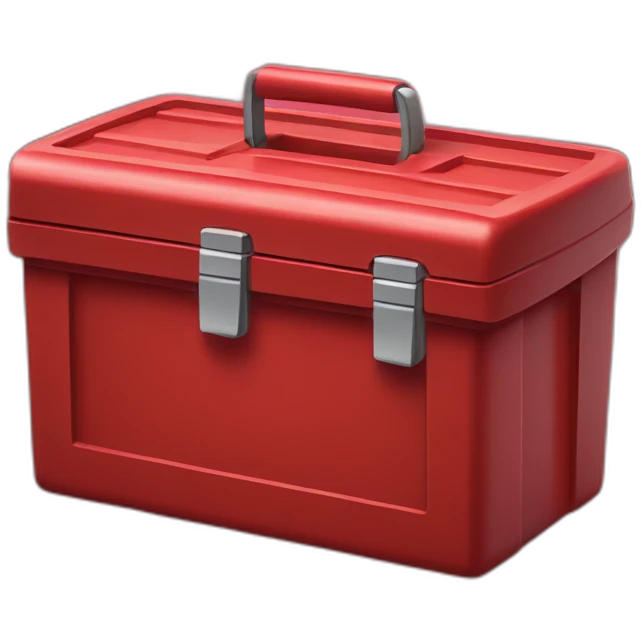 red tool box emoji