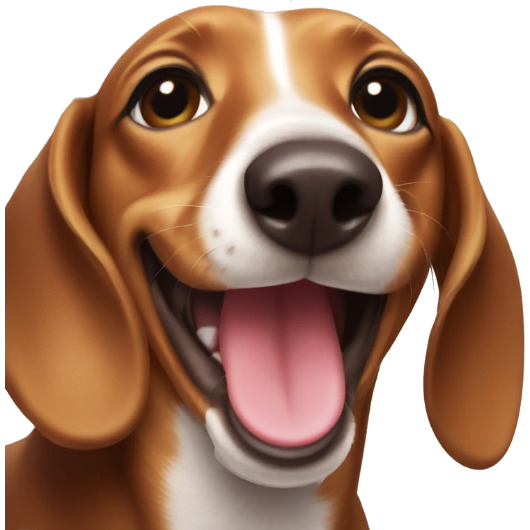 Dachshund smile emoji