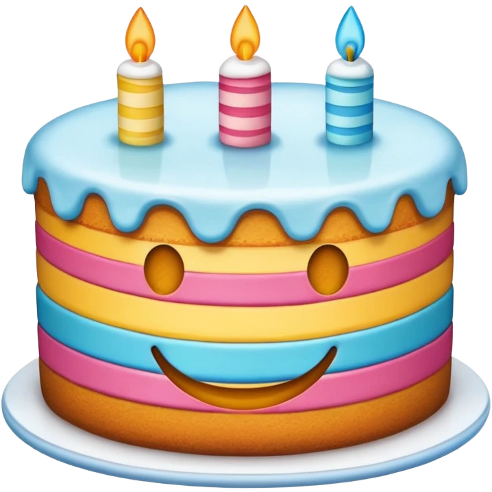 smiling cake emoji