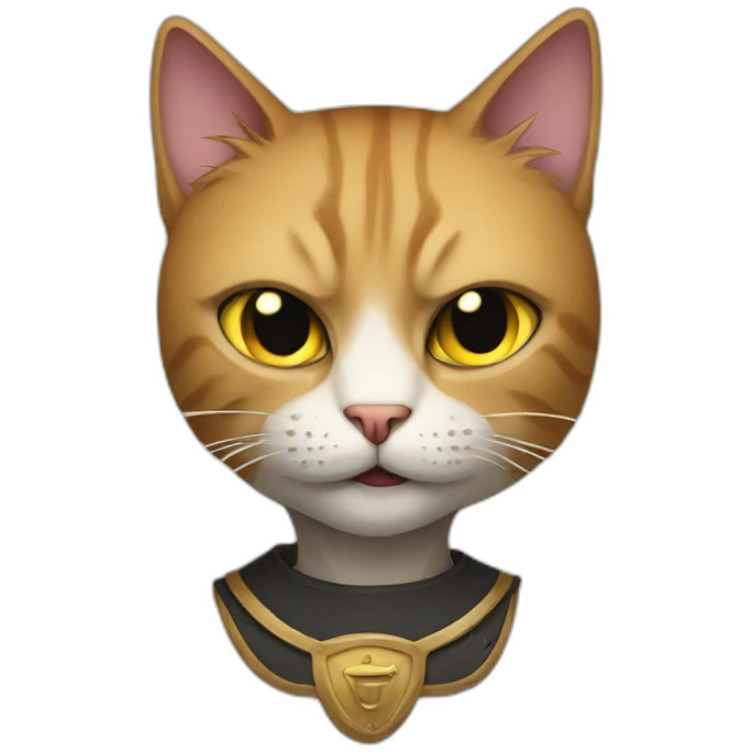 badass cat emoji