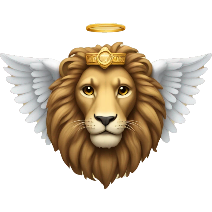 winged lion with a halo emoji