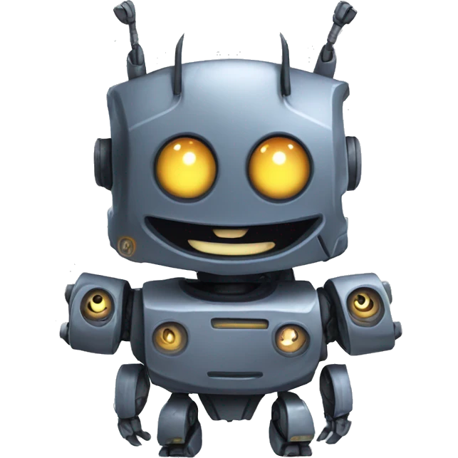 Robot with emotions , robot name is incubat3 emoji