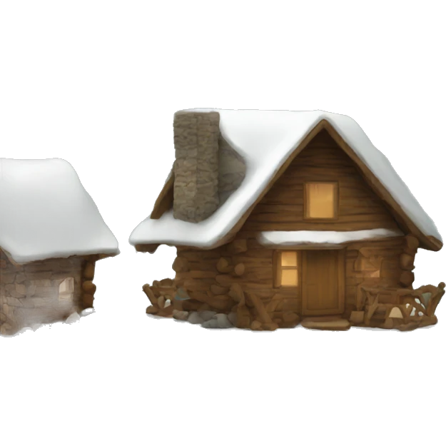 Cozy cabin emoji
