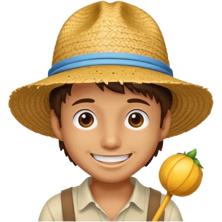 Ruffy macht den rasenschuriken emoji