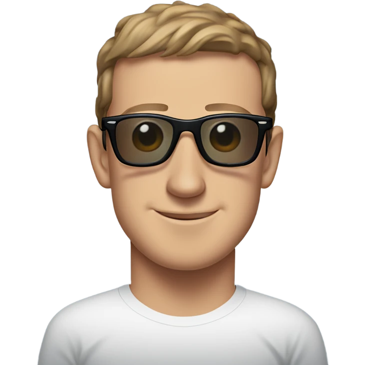 Mark Zuckerberg wearing Ray-Ban’s emoji