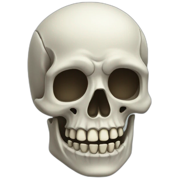 a skeleton emoji