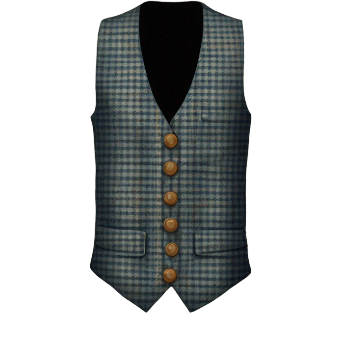 vintage vest emoji