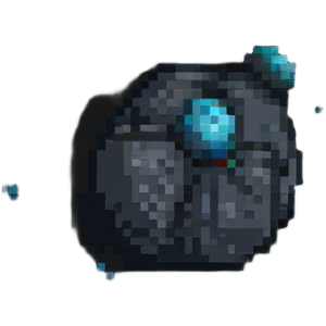 pixel art space asteroid emoji