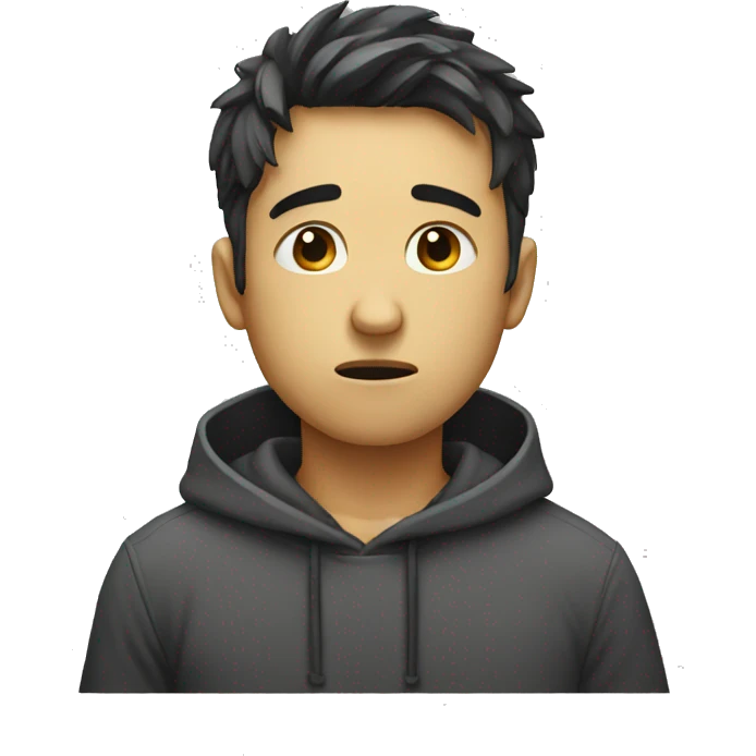 sad boy emoji