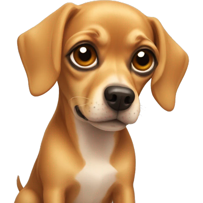Chihuahua and bloodhound emoji