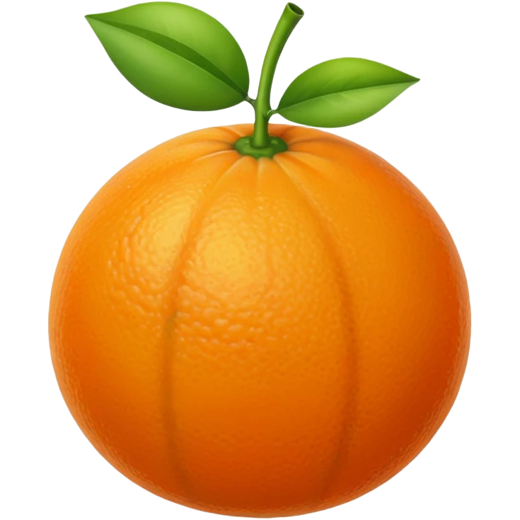 Orange fruitwith a Stem  emoji