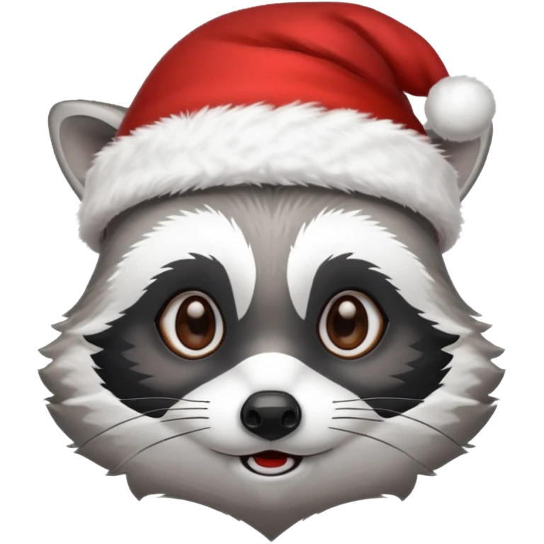 racoon santa emoji