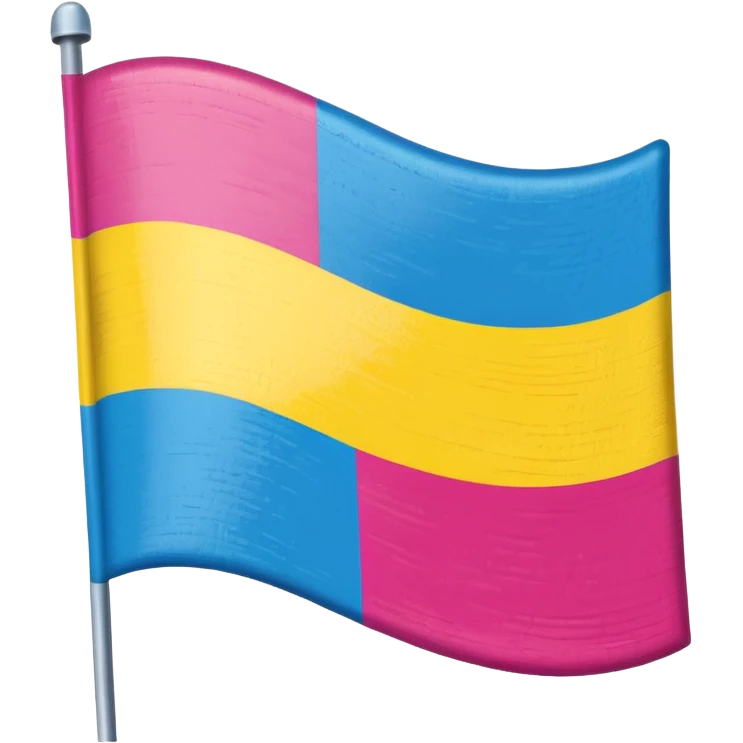 Pansexual small flag emoji emoji