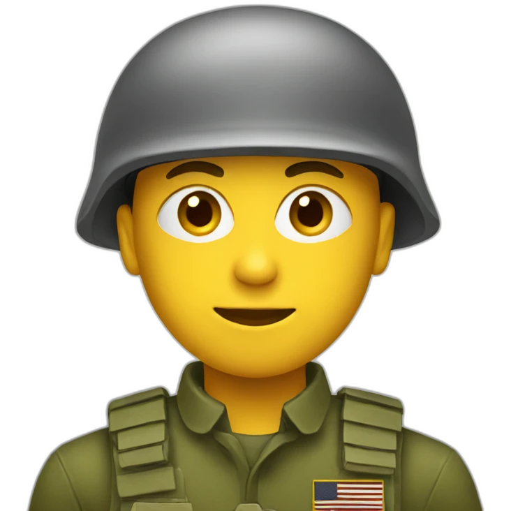 Soldier emoji