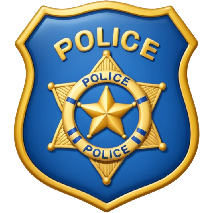 Police badge emoji