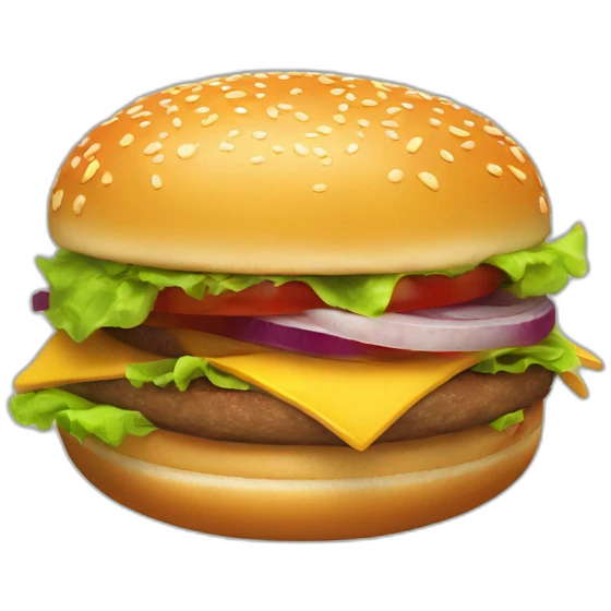burger qui danse emoji