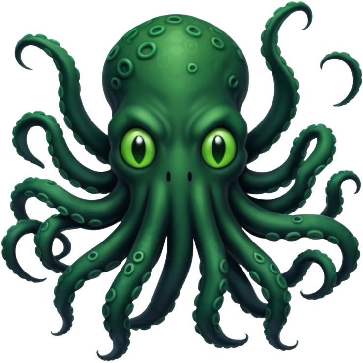 black Cthulhu emoji