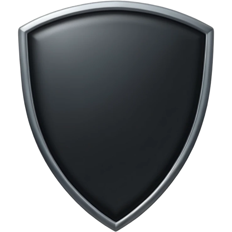 rectangular black shield emoji