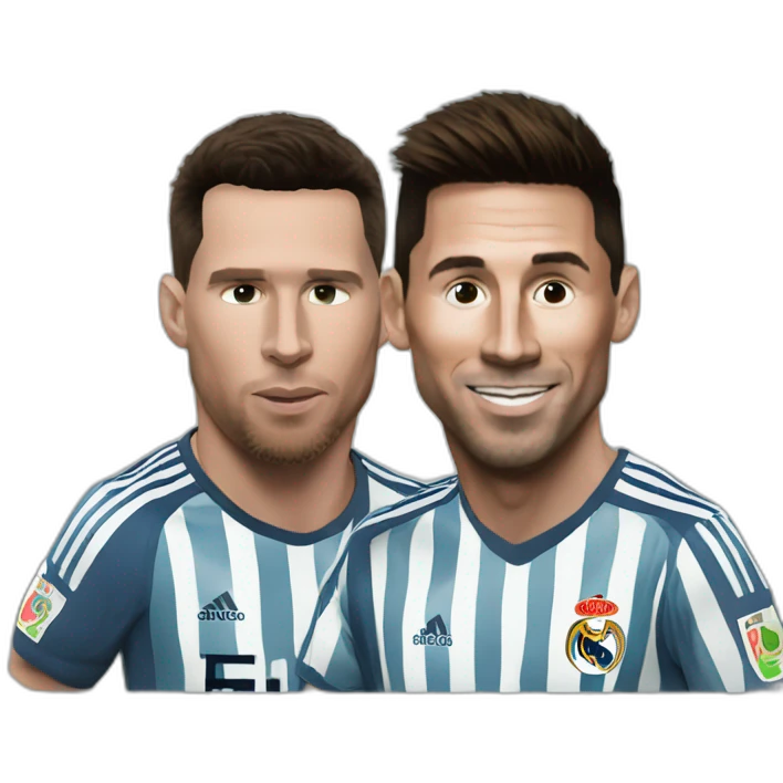 Ronaldo et messi emoji
