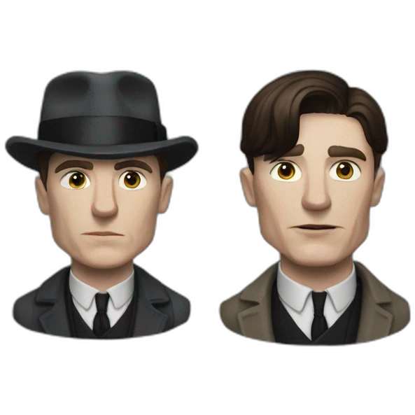 Thomas shelby et sigma se serre la main emoji