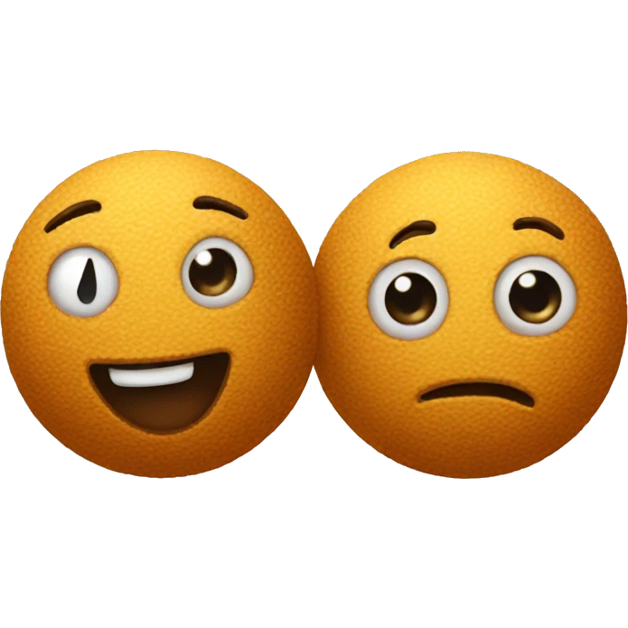 two balls emoji