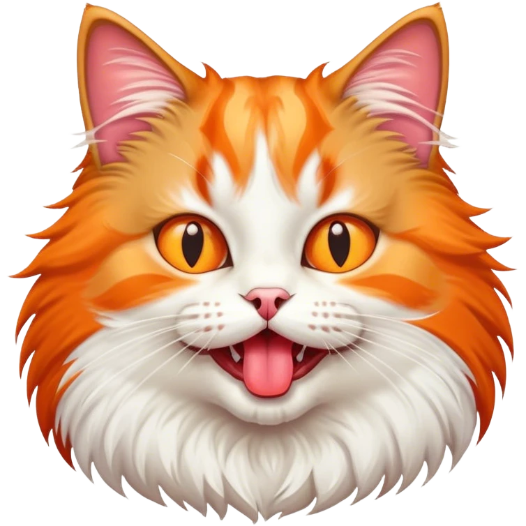 cat with its tongue sticked out emoji