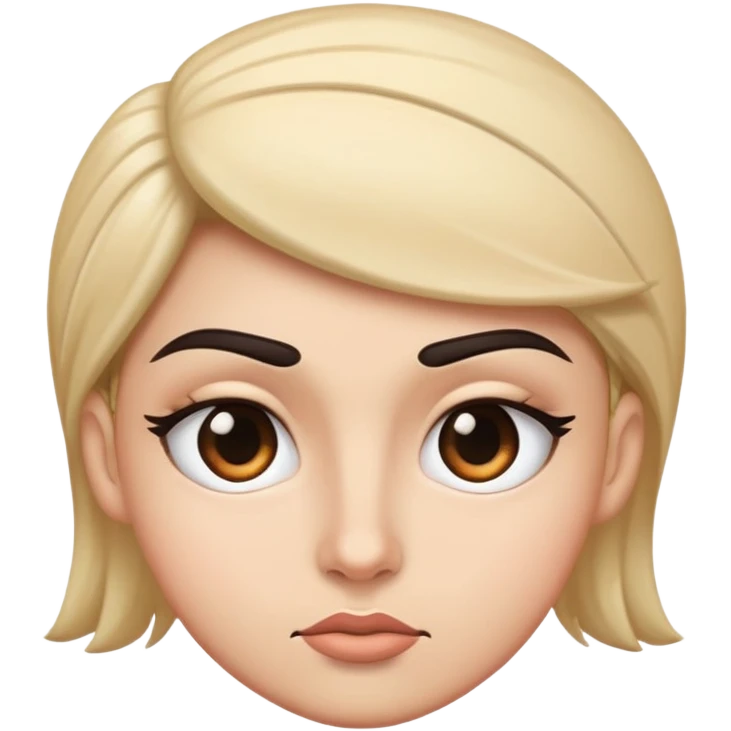bombastic side eye with eyebrow raised emoji