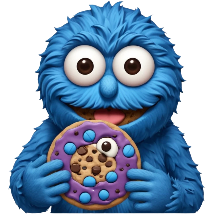 cookie monster emoji