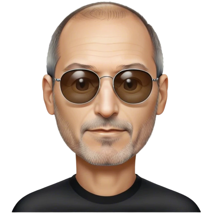 Steve Jobs using sunglasses  emoji