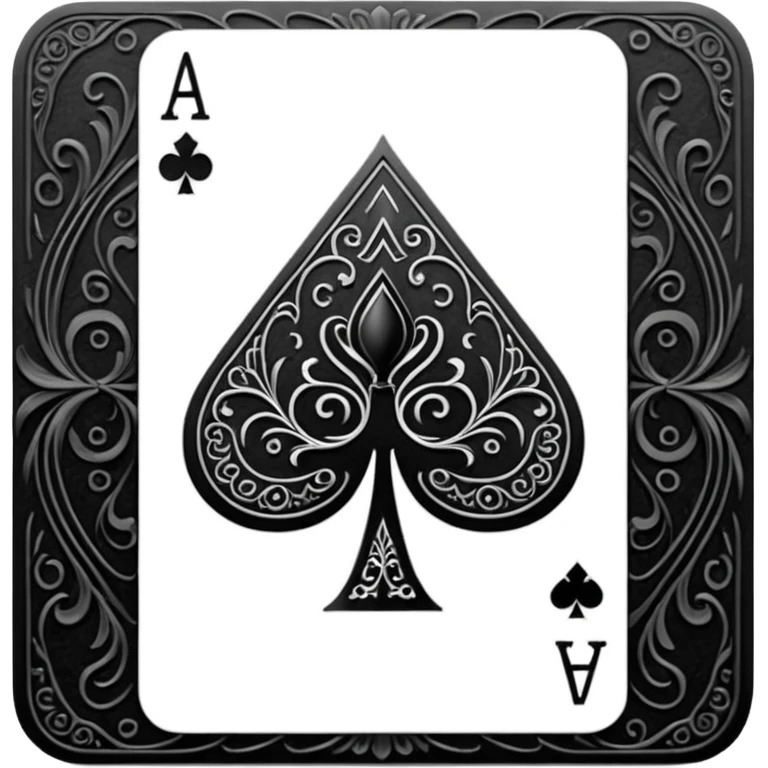 ace of spades emoji